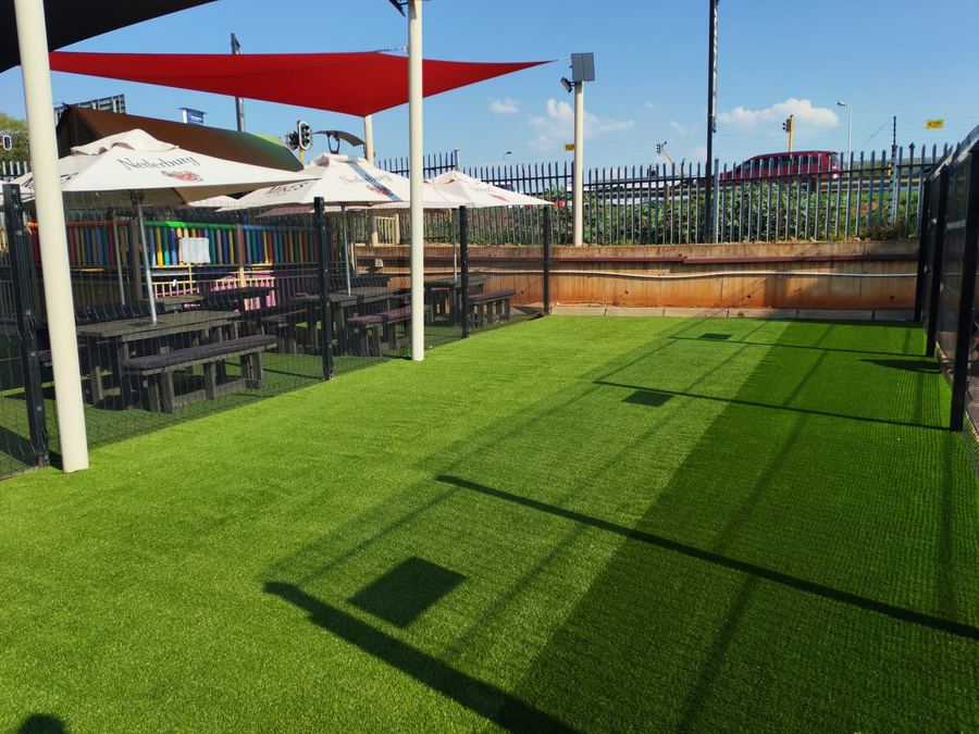 Completed steel security fencing project by Steel Nova at Mike's Kitchen, Pretoria